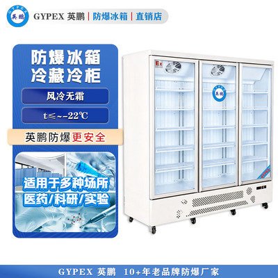 -22度防爆立式冻柜 玻璃门1430升