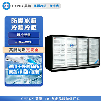 -22度防爆立式冻柜 分体玻璃门2970升