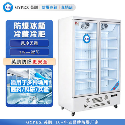 -22度防爆立式冻柜 玻璃门920升